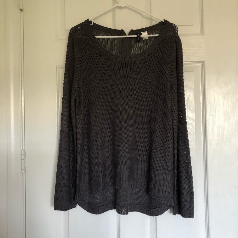 Grey Knit Sweater